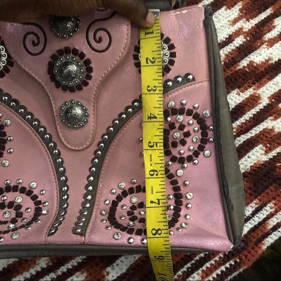 2000s Western Cowgirl Mcbling Bimbo Goth Fairy Pink Stud Hand 
